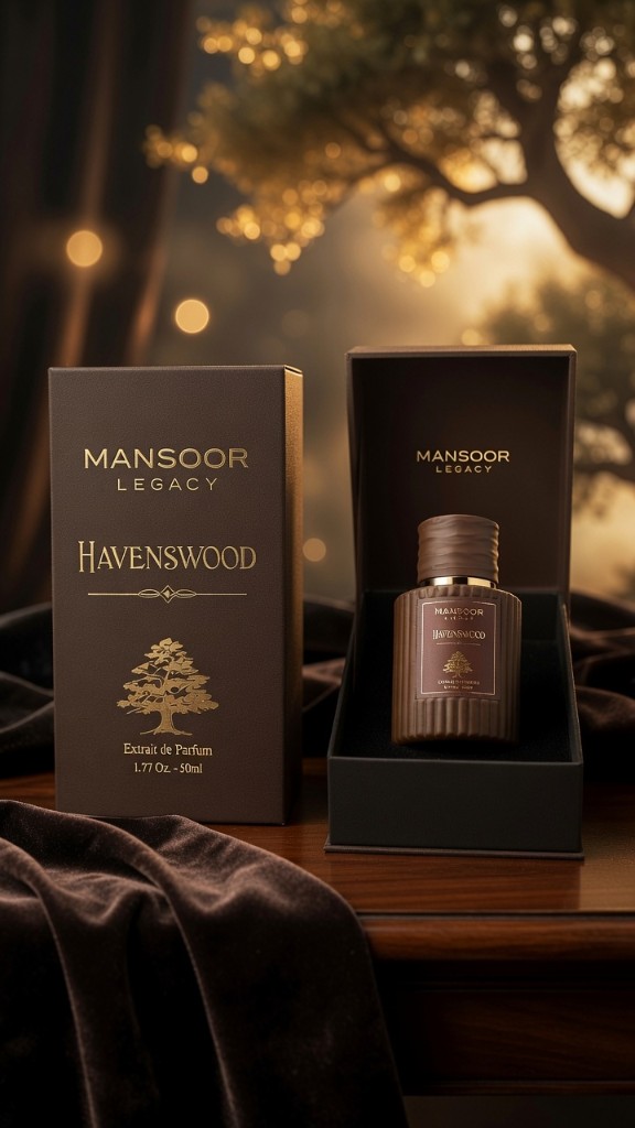 HavensWood — fragrance bottle